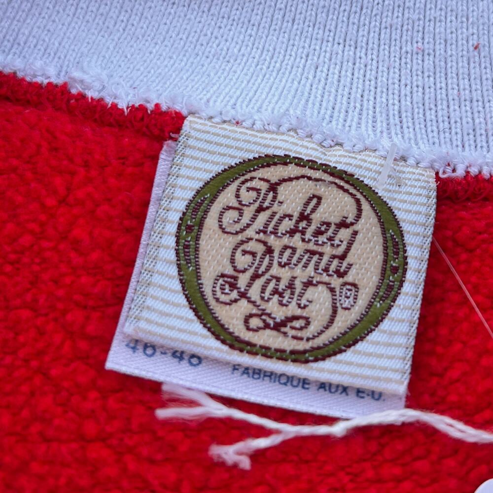 Vintage 90s Grandma Collared Sweater Sweatshirt Farm Cows Morning Sun - Size XL - Picture 3 of 7